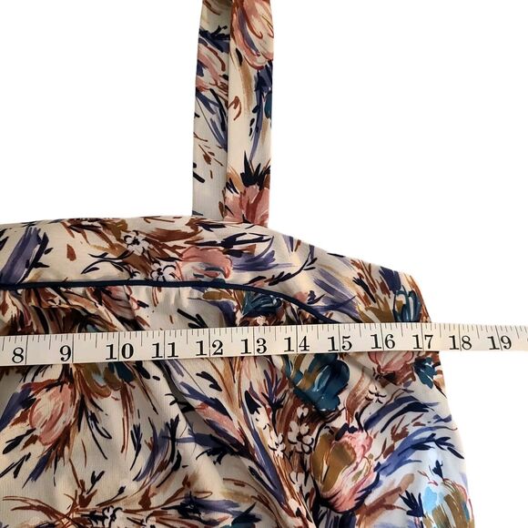 Vintage 60s 70's Ladies Sundress Sz 12 Made in USA Sleeveless Adjustable Straps - Picture 3 of 16